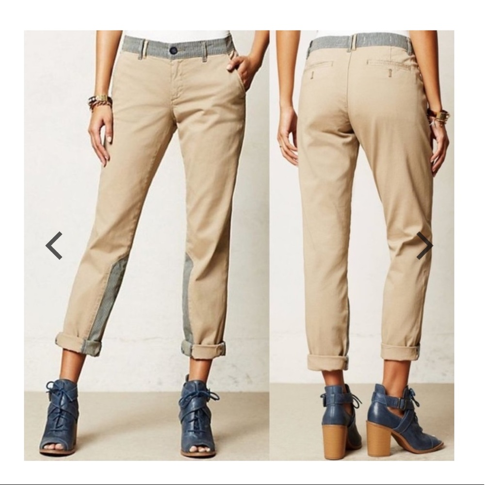 Women’s Tan Pilcro & Letterpress Hyphen Stripe 29